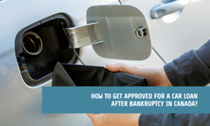 getting car approval after bankruptcy